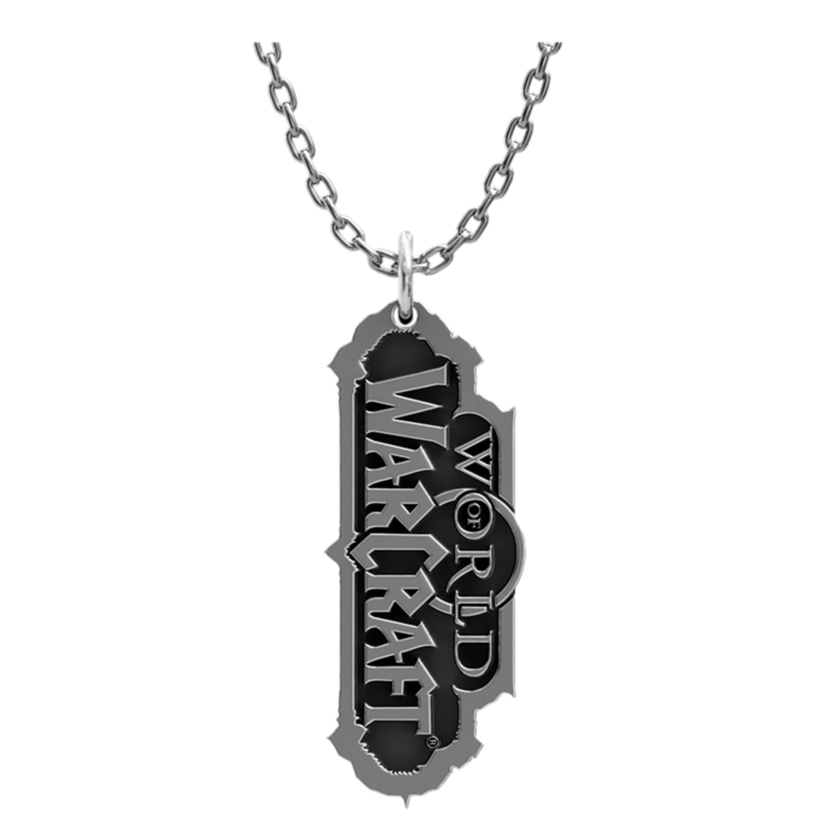 World of Warcraft Themed Logo Sterling Silver Pendant, image 1 of 11