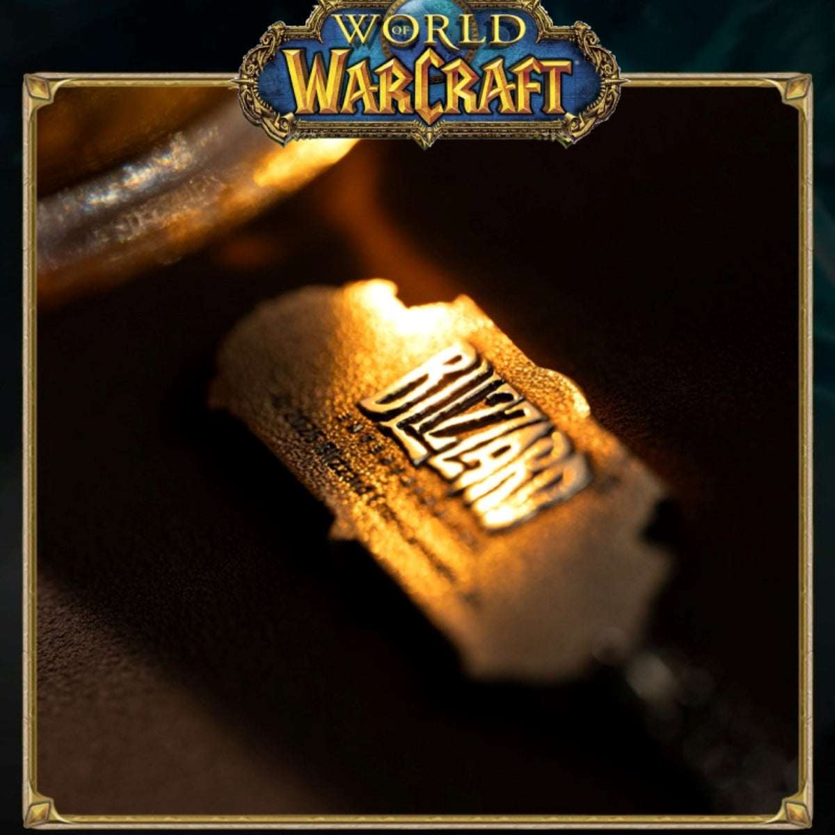 World of Warcraft Themed Logo Sterling Silver Pendant, image 6 of 11 - enlarged view