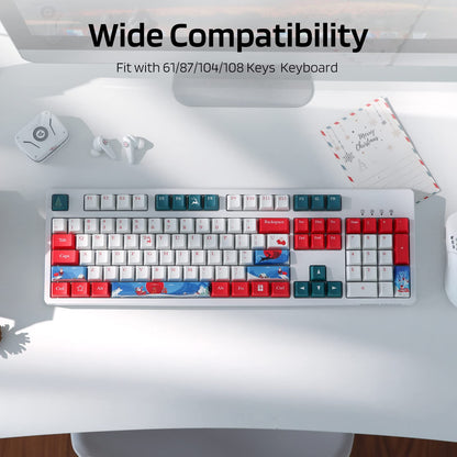 (Only Keycaps) Redragon X LTC  PBT 108 Keycaps Set, Thick PBT Keycaps for Mec... - thumbnail 9