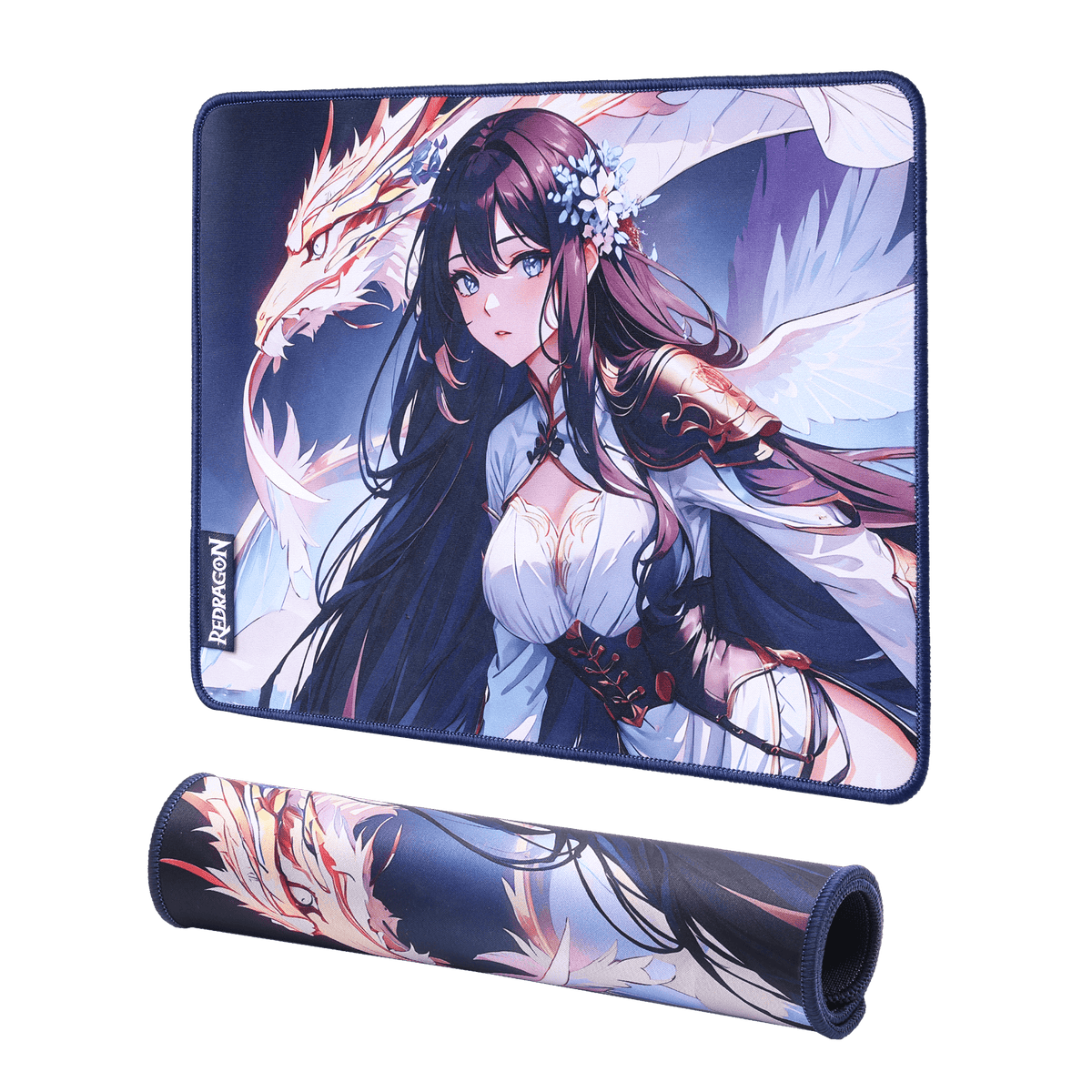 P046 Anime Blue Gaming Mouse Pad/Desk Mat, image 2 of 18
