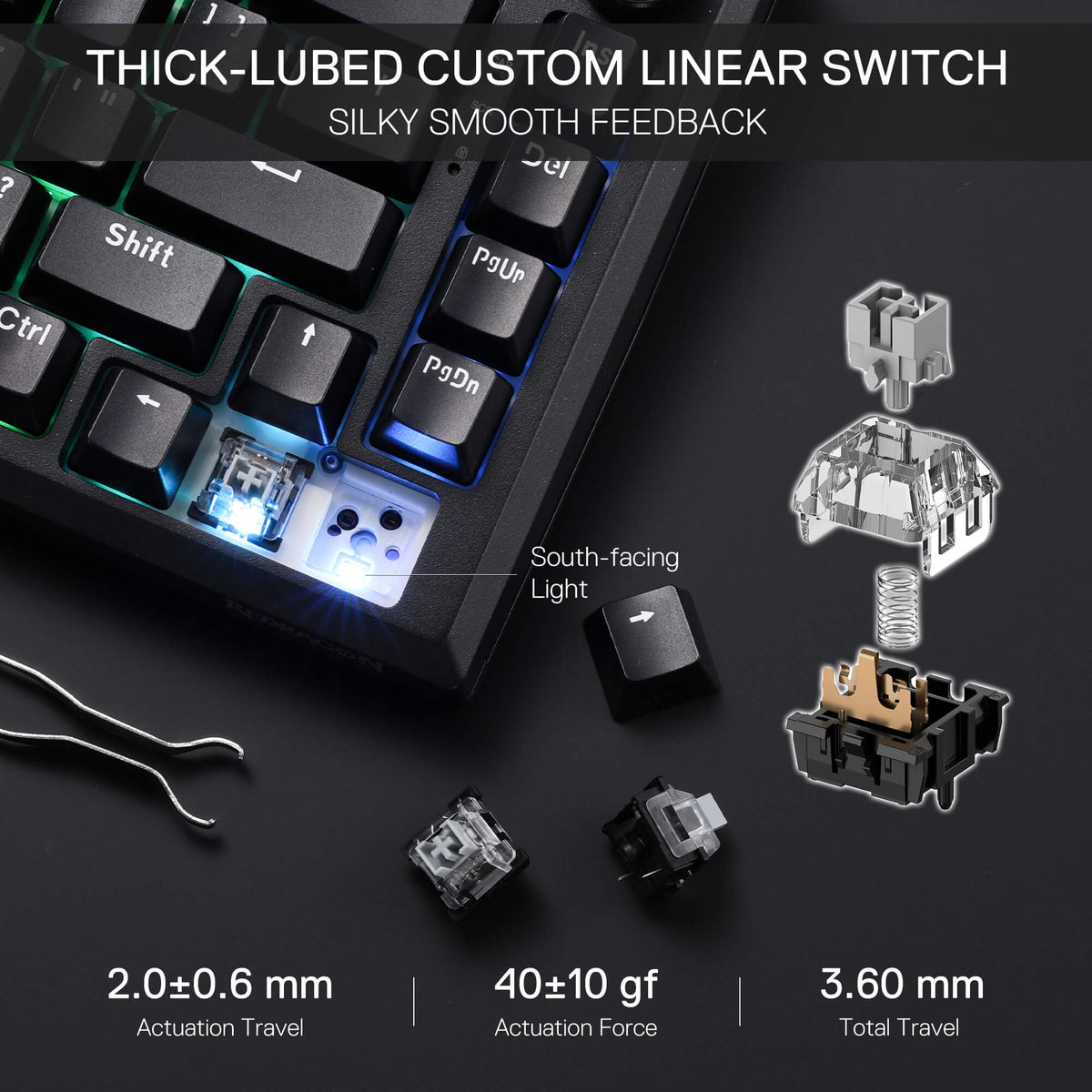 PENUMBRA K687 (CNC Aluminum Gaming Keyboard), image 3 of 7