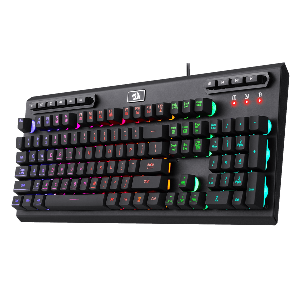 ADITYA K513 Wired Membrane Gaming Keyboard, image 5 of 18 - enlarged view