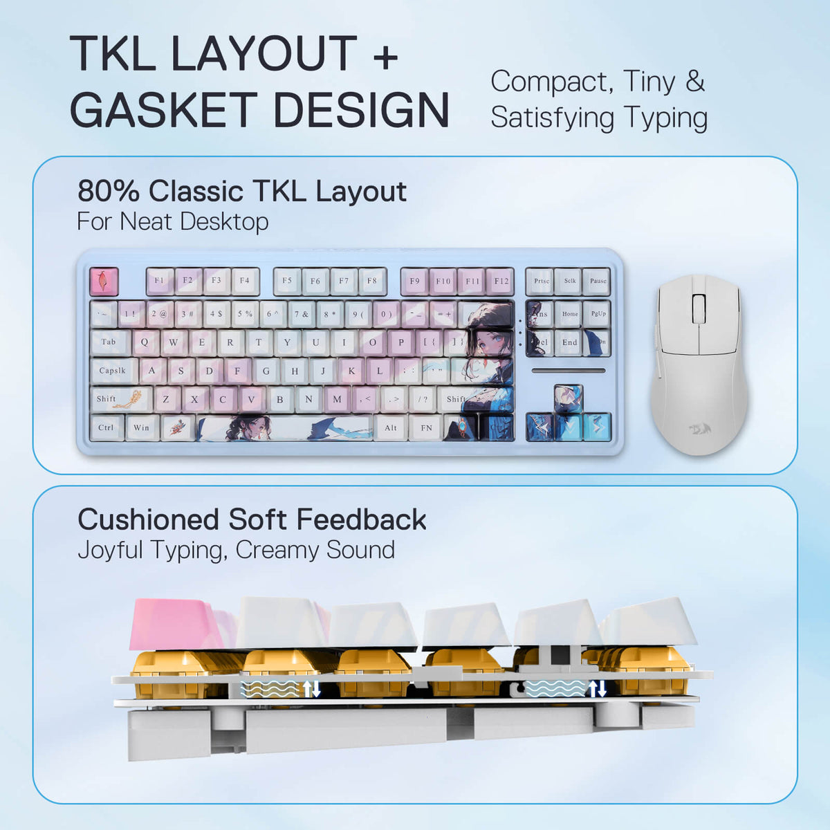 ANTONIUM K728 PRO SE Anime Keyboard, image 5 of 16