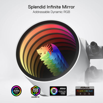 ARGB All-in-one AIO Liquid CPU Cooler - thumbnail 13