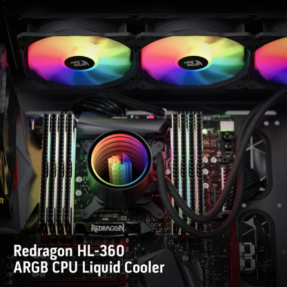 ARGB All-in-one AIO Liquid CPU Cooler - thumbnail 7