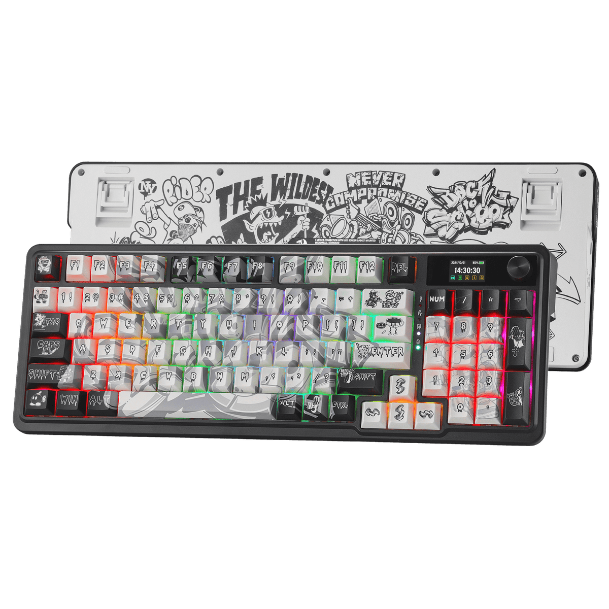 ARTEMIS K719 PRO Graffiti Keyboard, image 1 of 15
