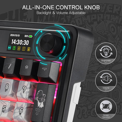 ARTEMIS K719 PRO Graffiti Keyboard - thumbnail 5