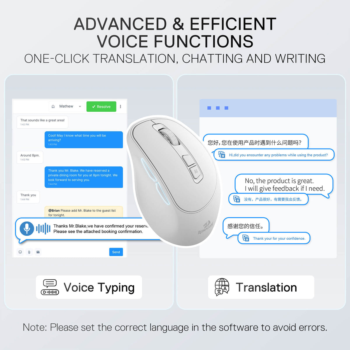 BM4195 AI Smart Wireless Mouse, image 4 of 15