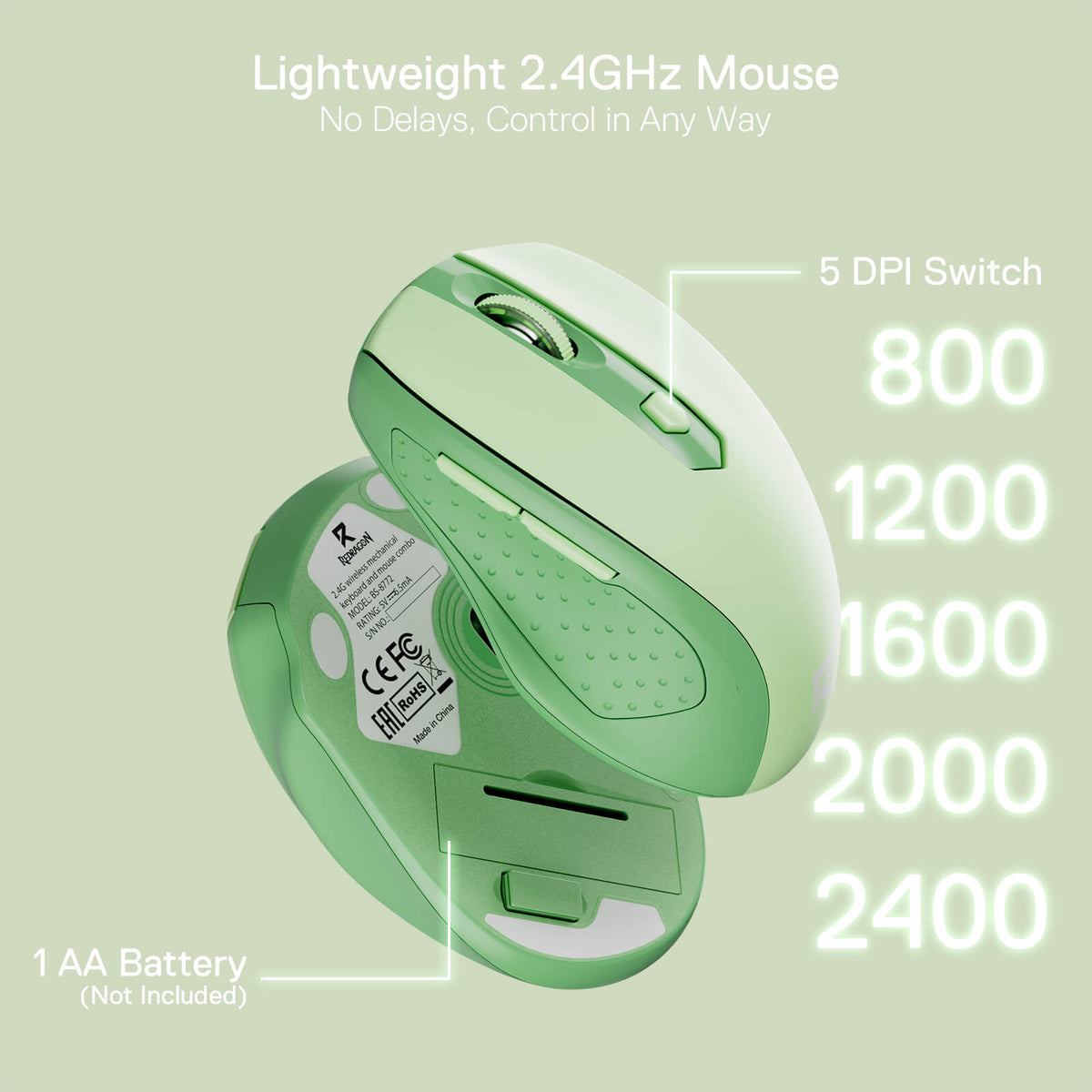 BS8772 Wireless Keyboard and Mouse Combo, image 18 of 36 - enlarged view
