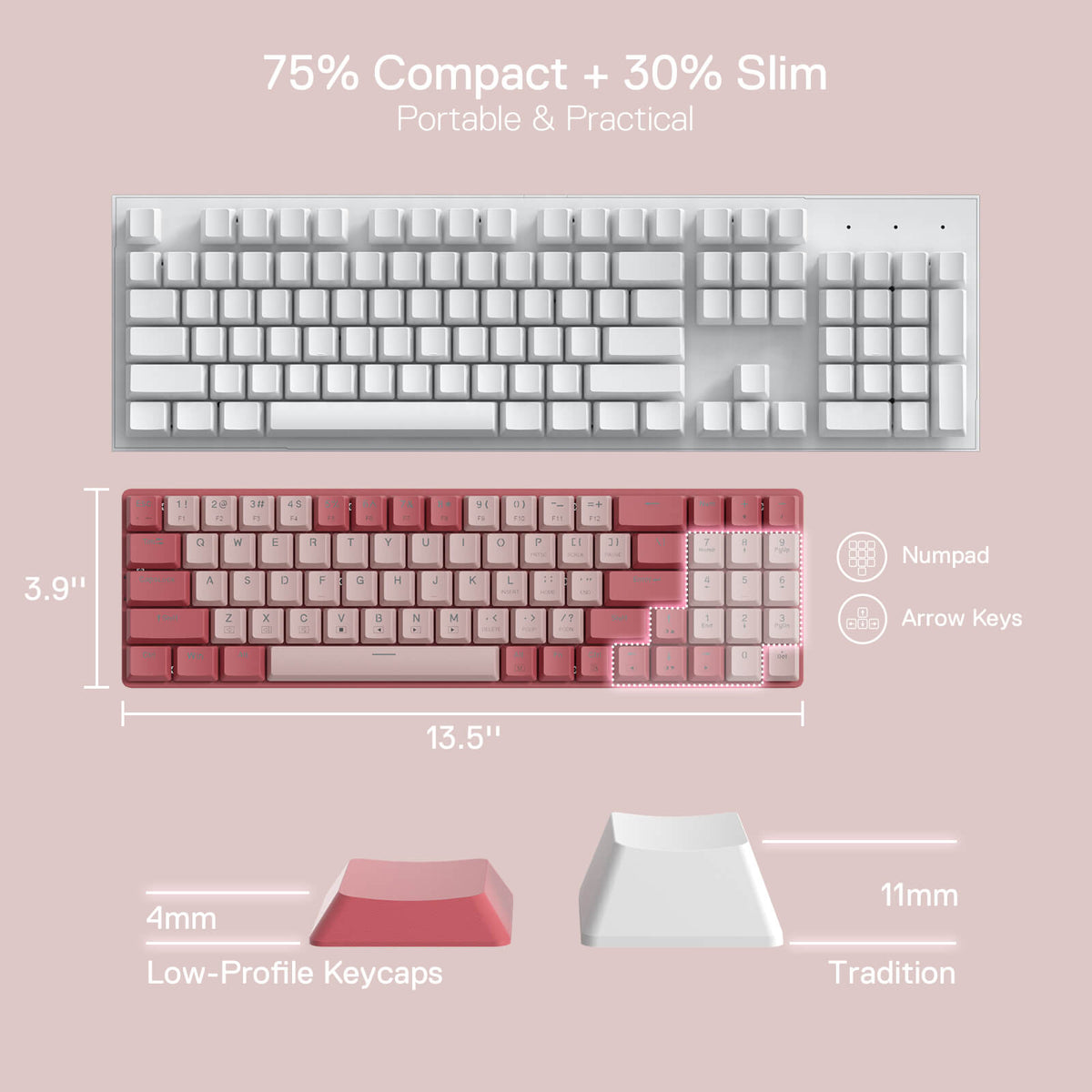 BS8772 Wireless Keyboard and Mouse Combo, image 29 of 36 - enlarged view