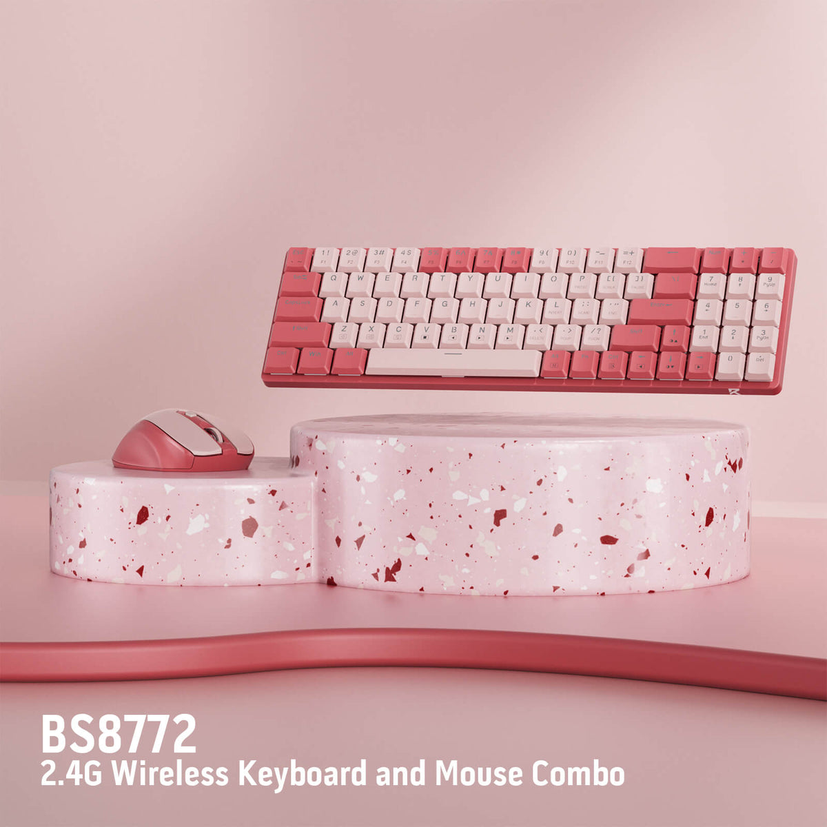 BS8772 Wireless Keyboard and Mouse Combo, image 4 of 33