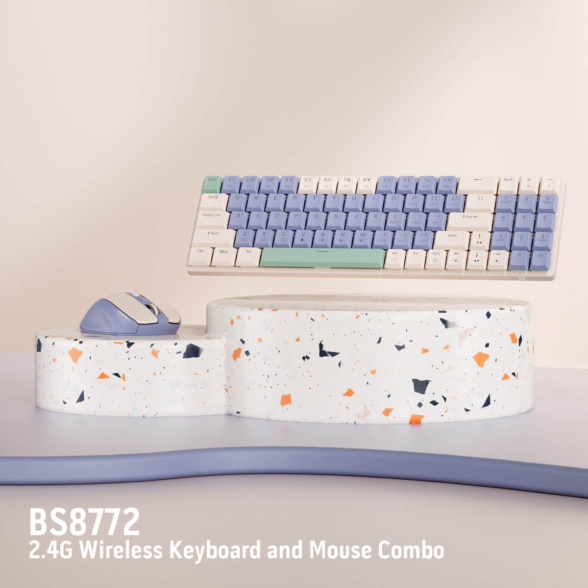 BS8772 Wireless Keyboard and Mouse Combo, image 2 of 33