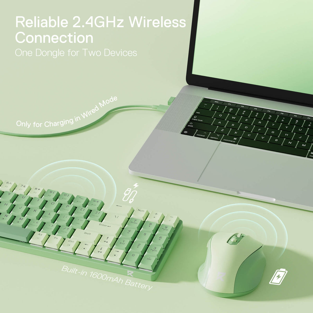 BS8772 Wireless Keyboard and Mouse Combo, image 21 of 36 - enlarged view