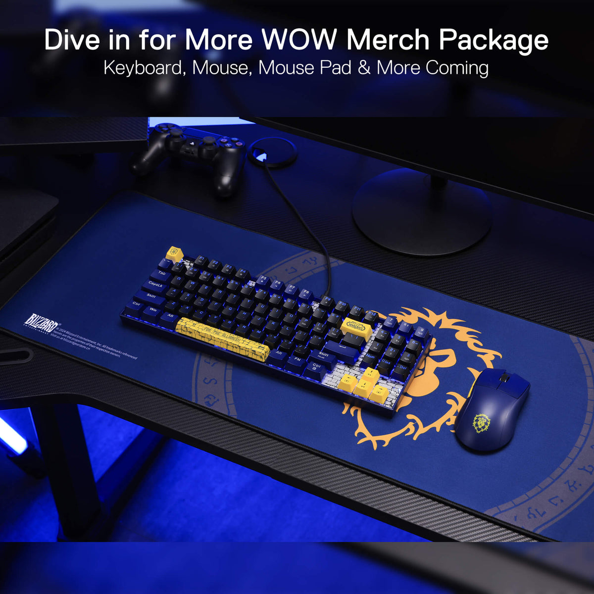 Blizzard XXL Gaming Mouse Pad/Desk Mat, image 7 of 12 - enlarged view