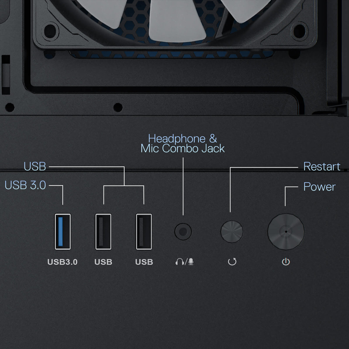 REFLECT FLOW CA606 ATX Gaming PC Case, image 10 of 11