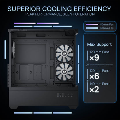 REFLECT FLOW CA606 ATX Gaming PC Case - thumbnail 8