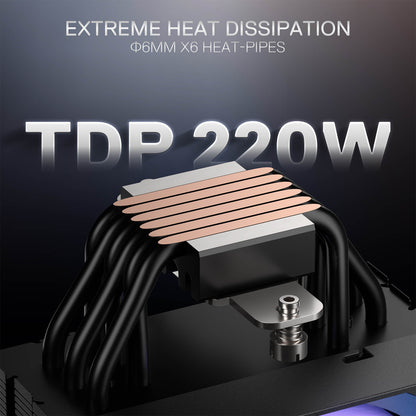 CC2312 ARGB Single Tower CPU Air Cooler - thumbnail 7