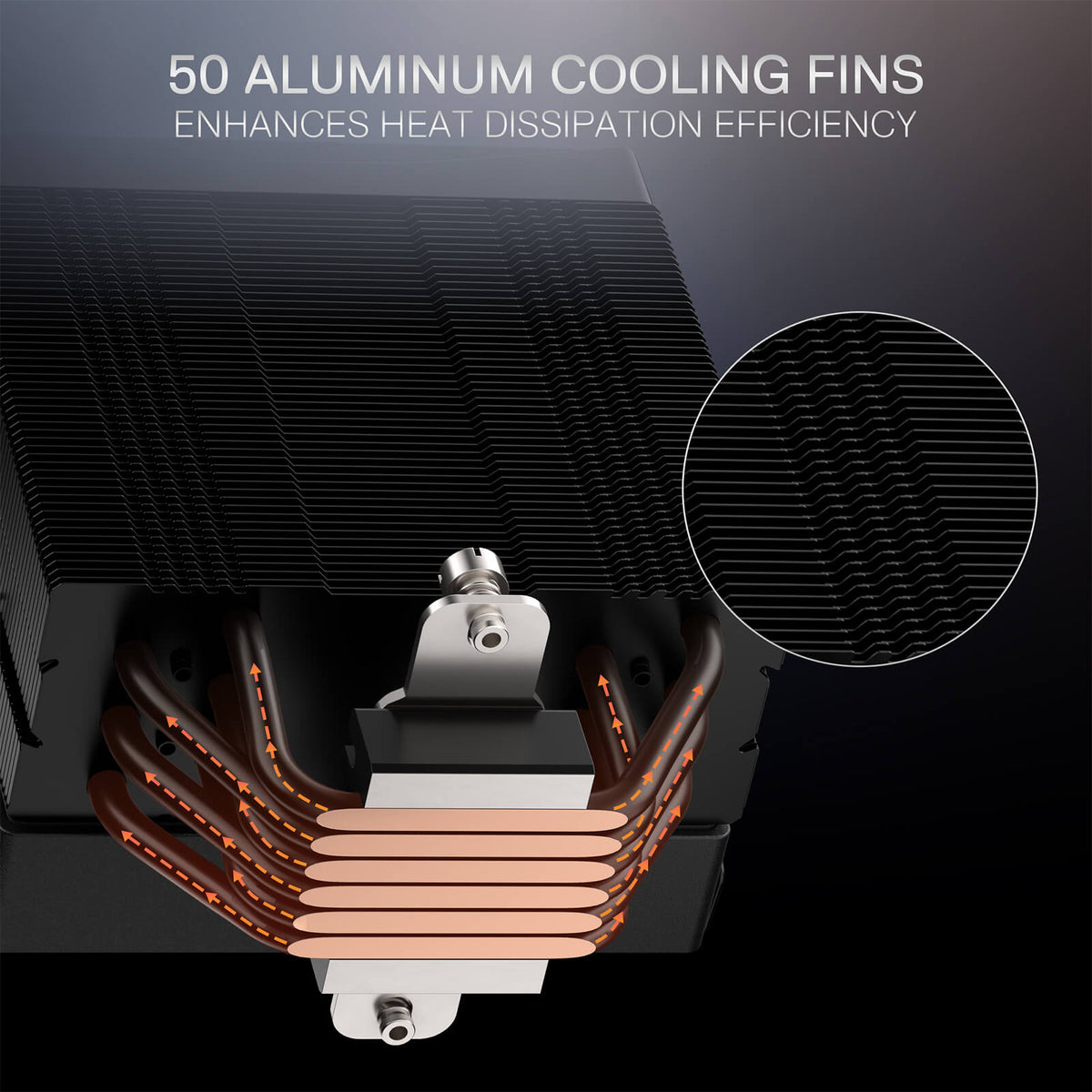 CC2312 ARGB Single Tower CPU Air Cooler, image 5 of 7