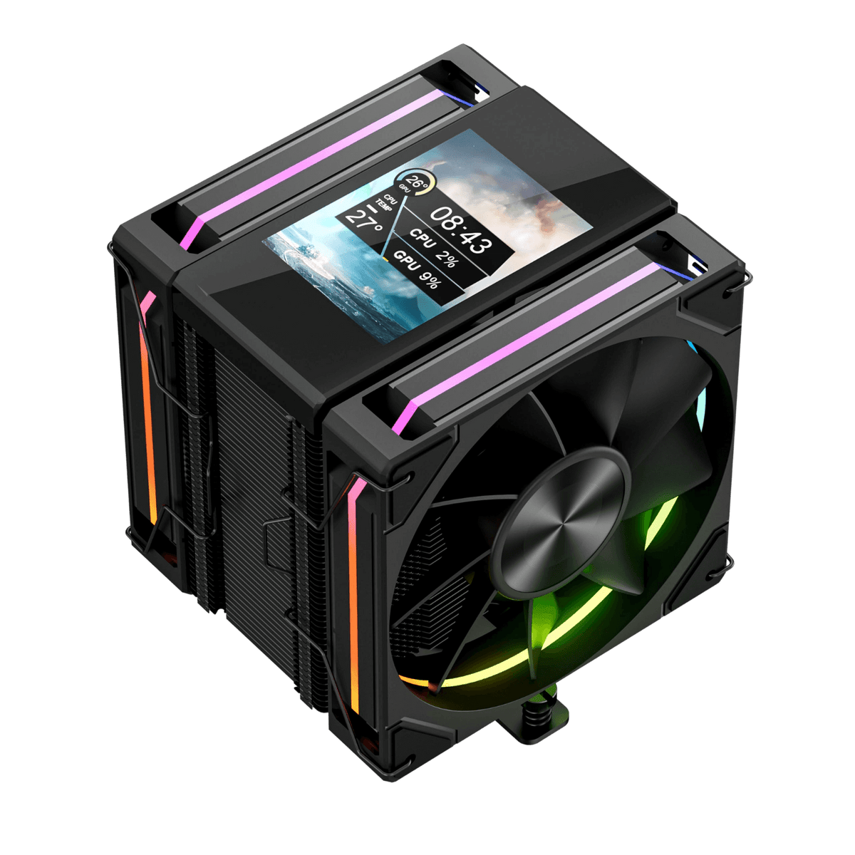 CC2313 Dual ARGB Single Tower CPU Cooler, image 2 of 7