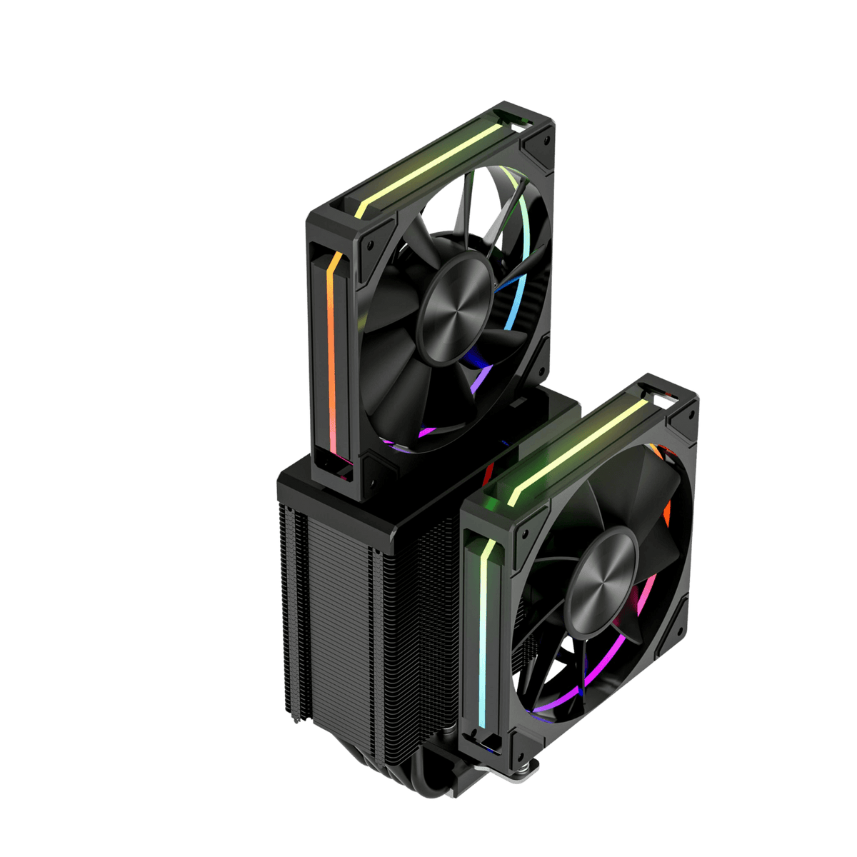CC2313 Dual ARGB Single Tower CPU Cooler, image 3 of 7 - enlarged view