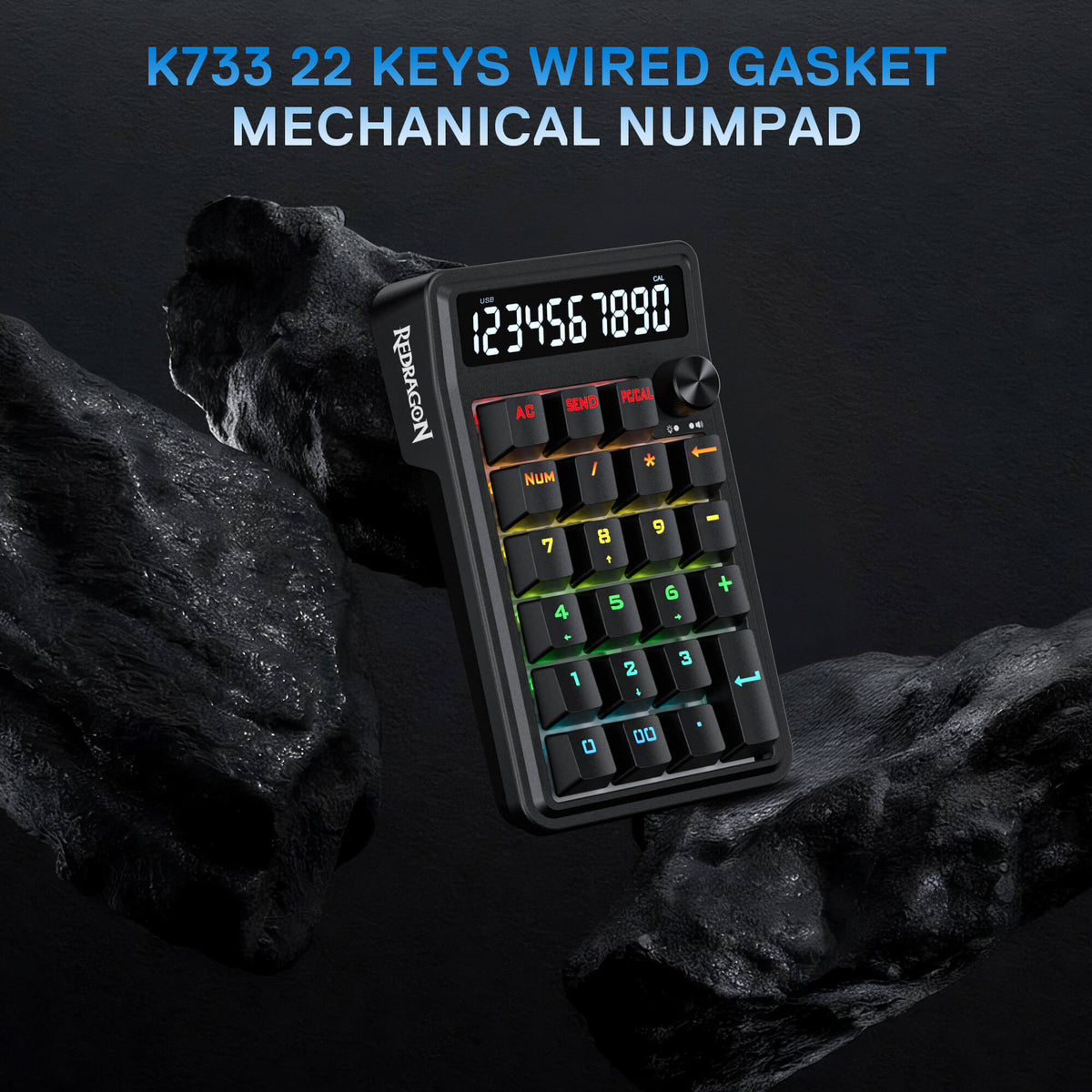 COVE K733 Mechanical Numpad Keyboard, image 13 of 14