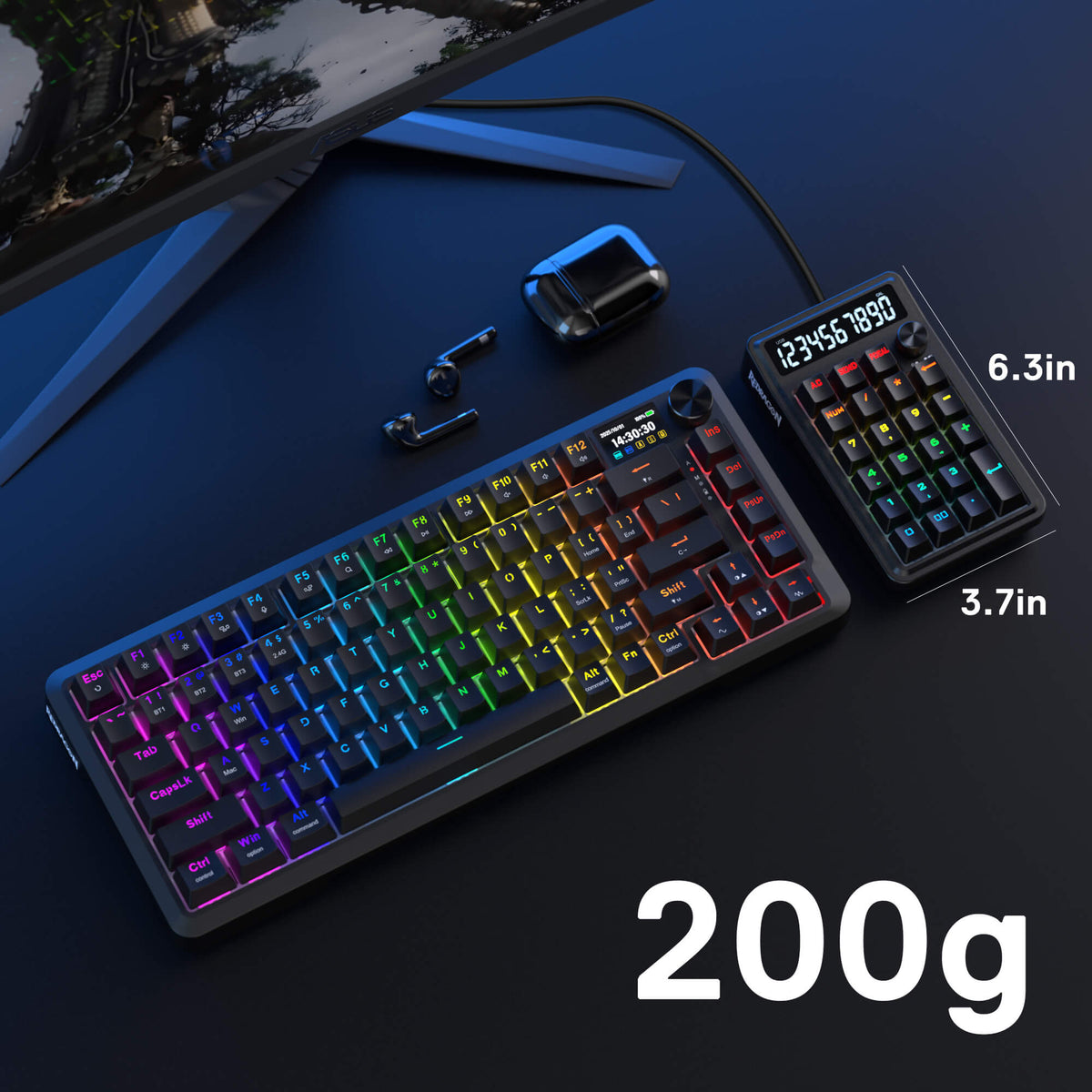 COVE K733 Mechanical Numpad Keyboard, image 14 of 14