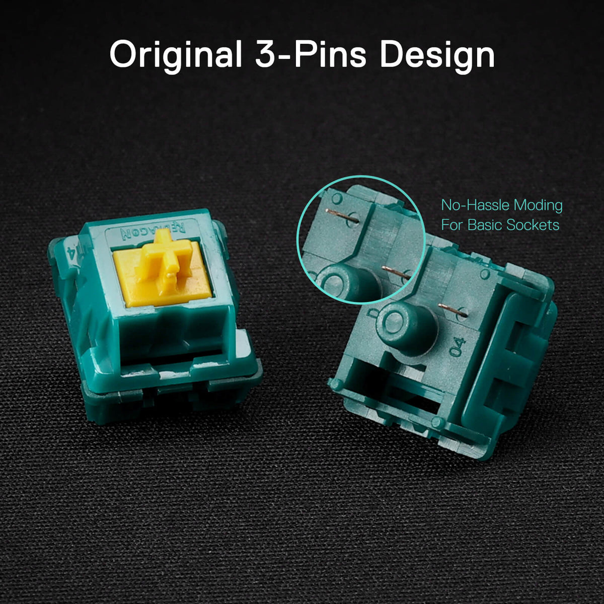 Cypress A120 Soft Tactile Mechanical Switch, image 3 of 6 - enlarged view