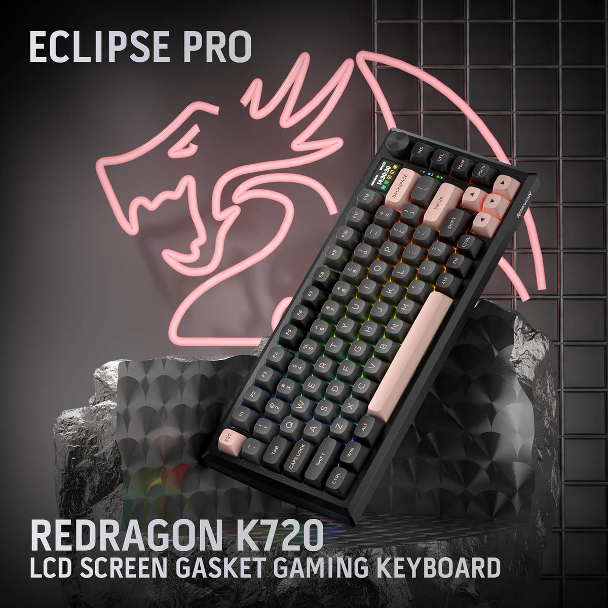 ECLIPSE K720 PRO (CNC Aluminum Gaming Keyboard), image 3 of 16 - enlarged view