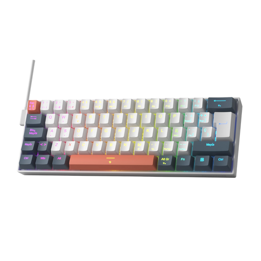 FIZZ K617 HE 60% Teclado Gaming Efecto Hall QWERTY