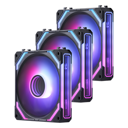 GCF012 Reverse 120mm ARGB PC Case Fan - thumbnail 1