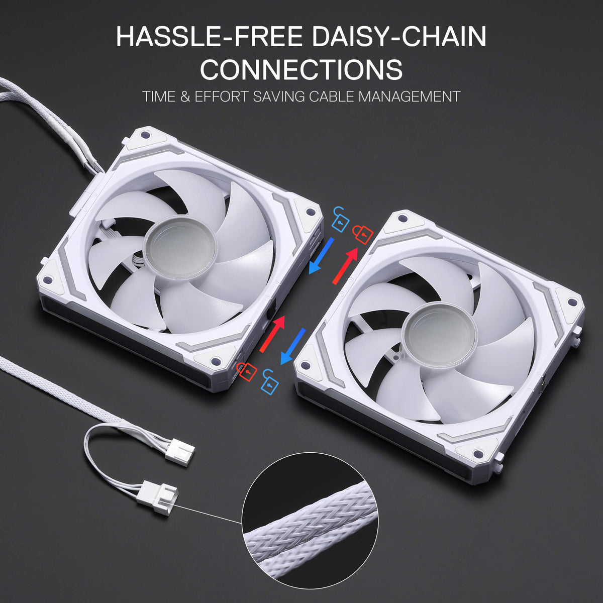 GCF012 Standard 120mm ARGB PC Case Fan, image 16 of 17 - enlarged view