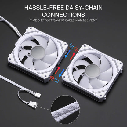 GCF012 Standard 120mm ARGB PC Case Fan - thumbnail 16