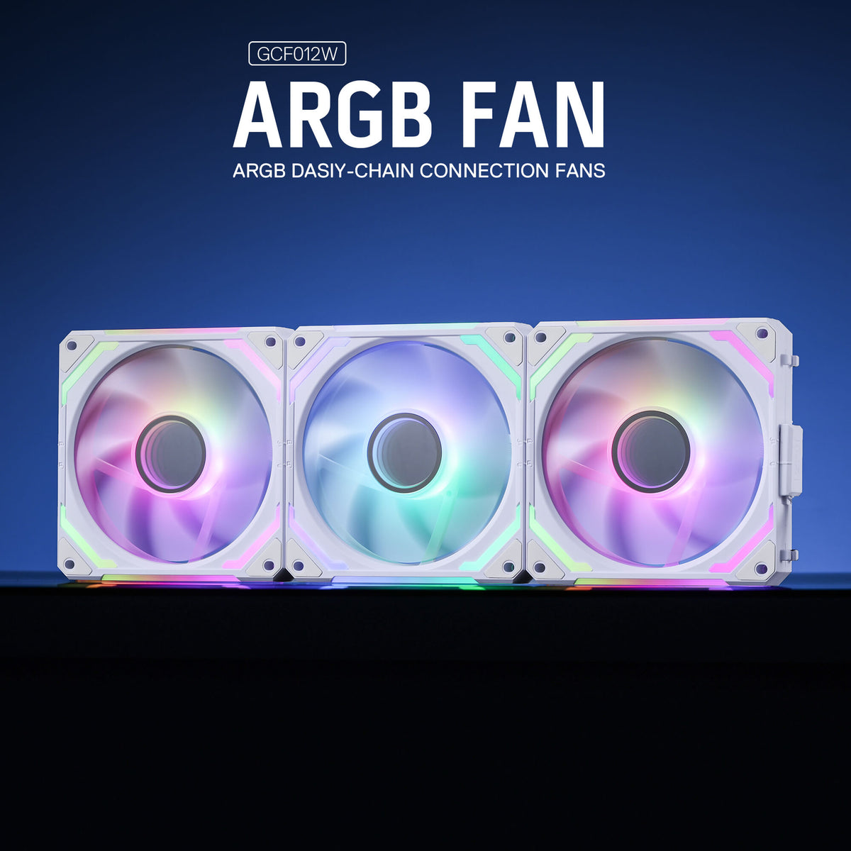 GCF012 Standard 120mm ARGB PC Case Fan, image 11 of 17 - enlarged view