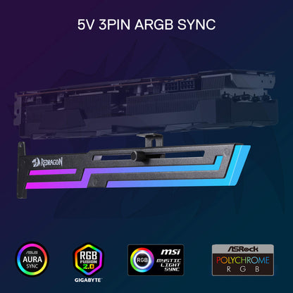 GCP03 ARGB GPU Support Bracket - thumbnail 5