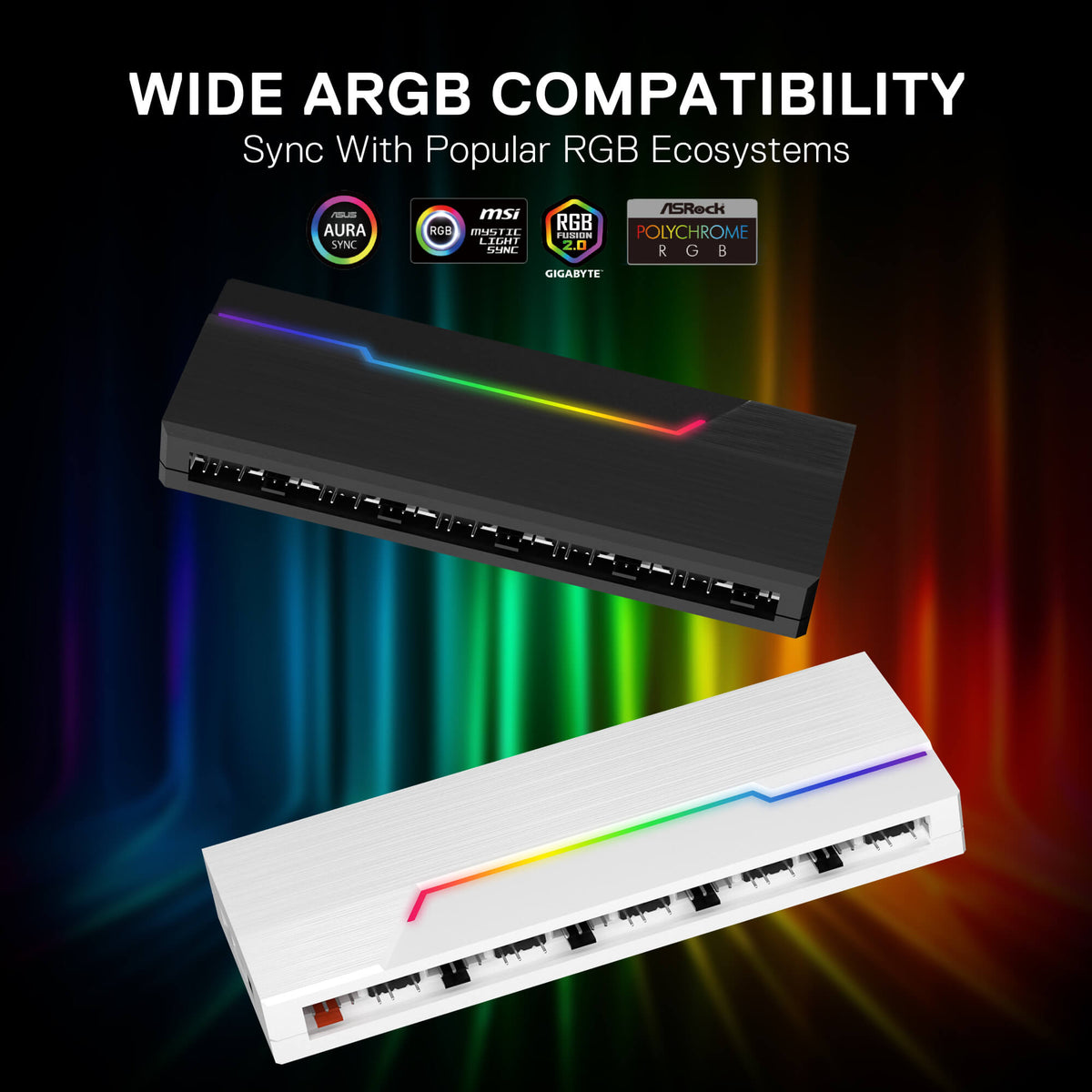 GCP09 ARGB & PWM Fan Hub Controller, image 8 of 13 - enlarged view