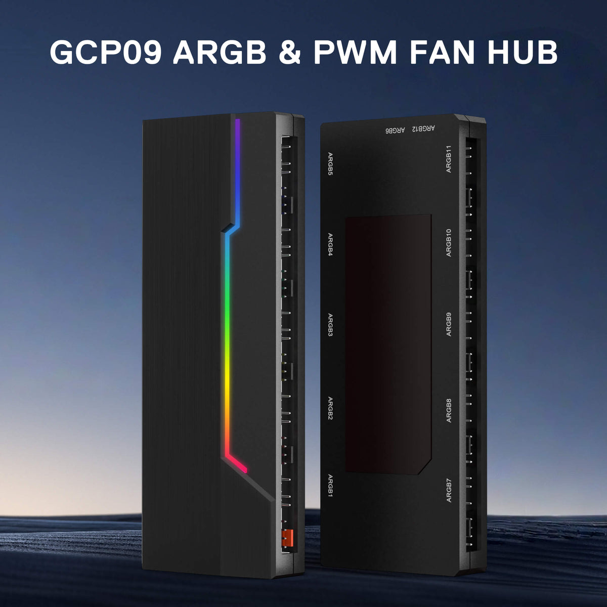 GCP09 ARGB & PWM Fan Hub Controller, image 2 of 12