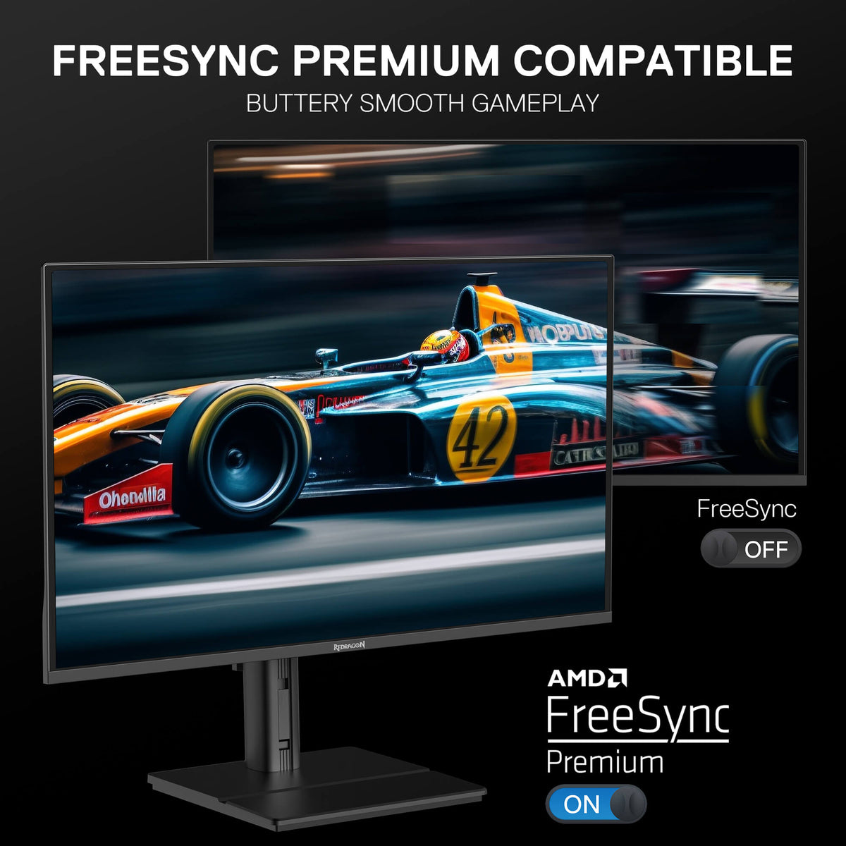 STARGLITTER GM272 27" OLED Flat Gaming Monitor, image 6 of 8
