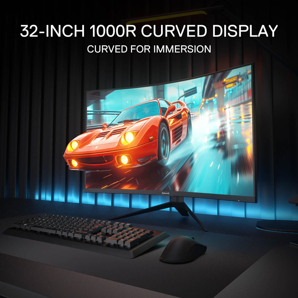 HROTHGAR GM32 32" 180Hz Curve Gaming Monitor, image 5 of 7