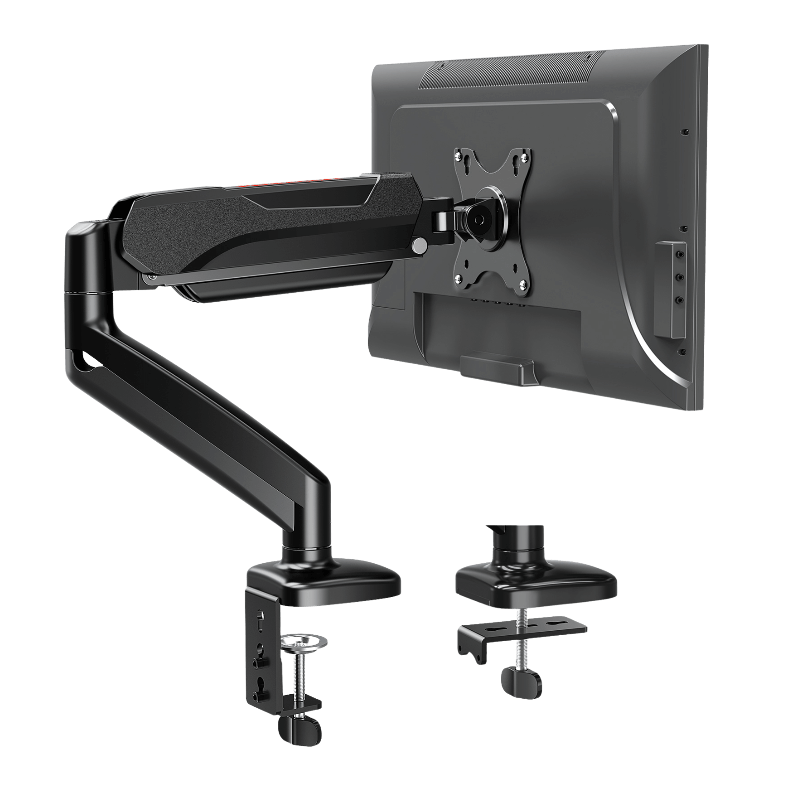 Redragon GMK914 Single Monitor Mount Stand - Gas Spring Adjustable Arms with VESA 75/100mm, 15-49...