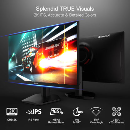 OPAL 27" 144hz/165HZ Flat Gaming Monitor - thumbnail 3