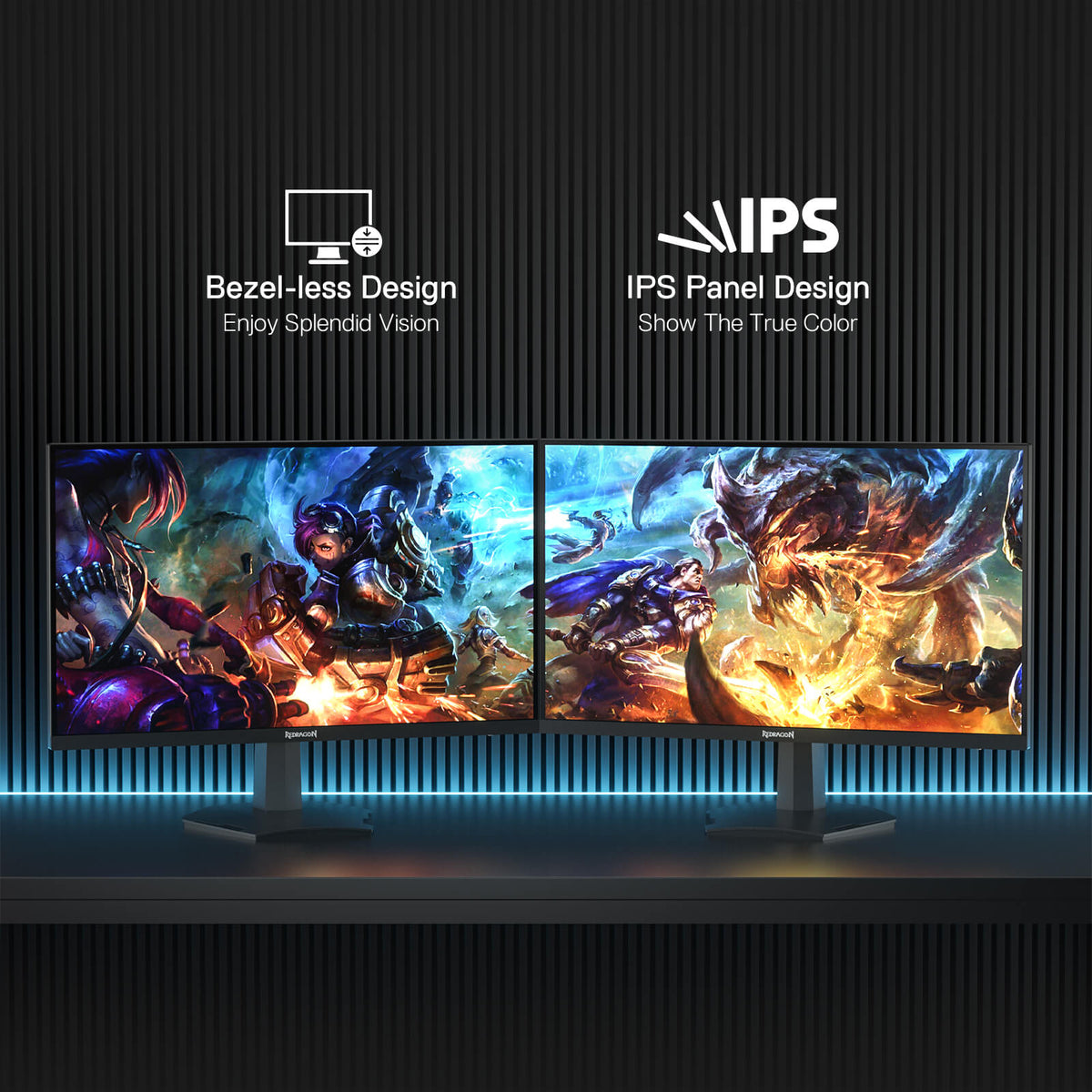 OPAL 27" 144hz/165HZ Flat Gaming Monitor, image 4 of 11 - enlarged view