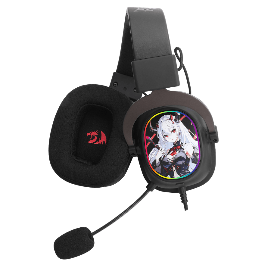 Redragon H510 AK RGB Wired Gaming Headset - 7.1 Surround Sound - 53MM Audio Drivers in Memory Foa...