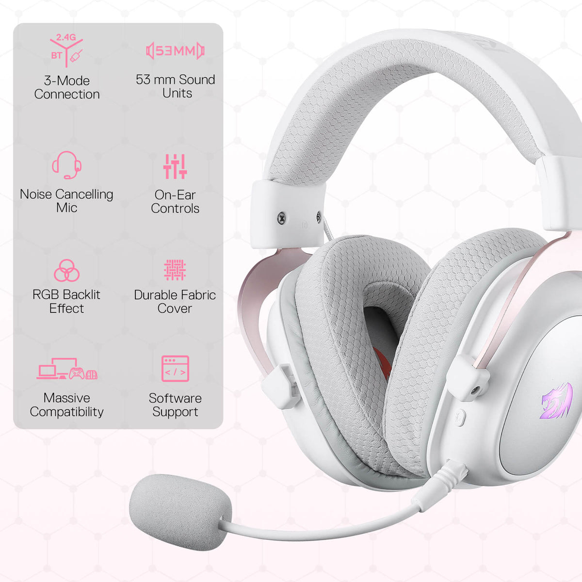H510 ZEUS-X RGB Wireless Gaming Headset, image 10 of 25 - enlarged view