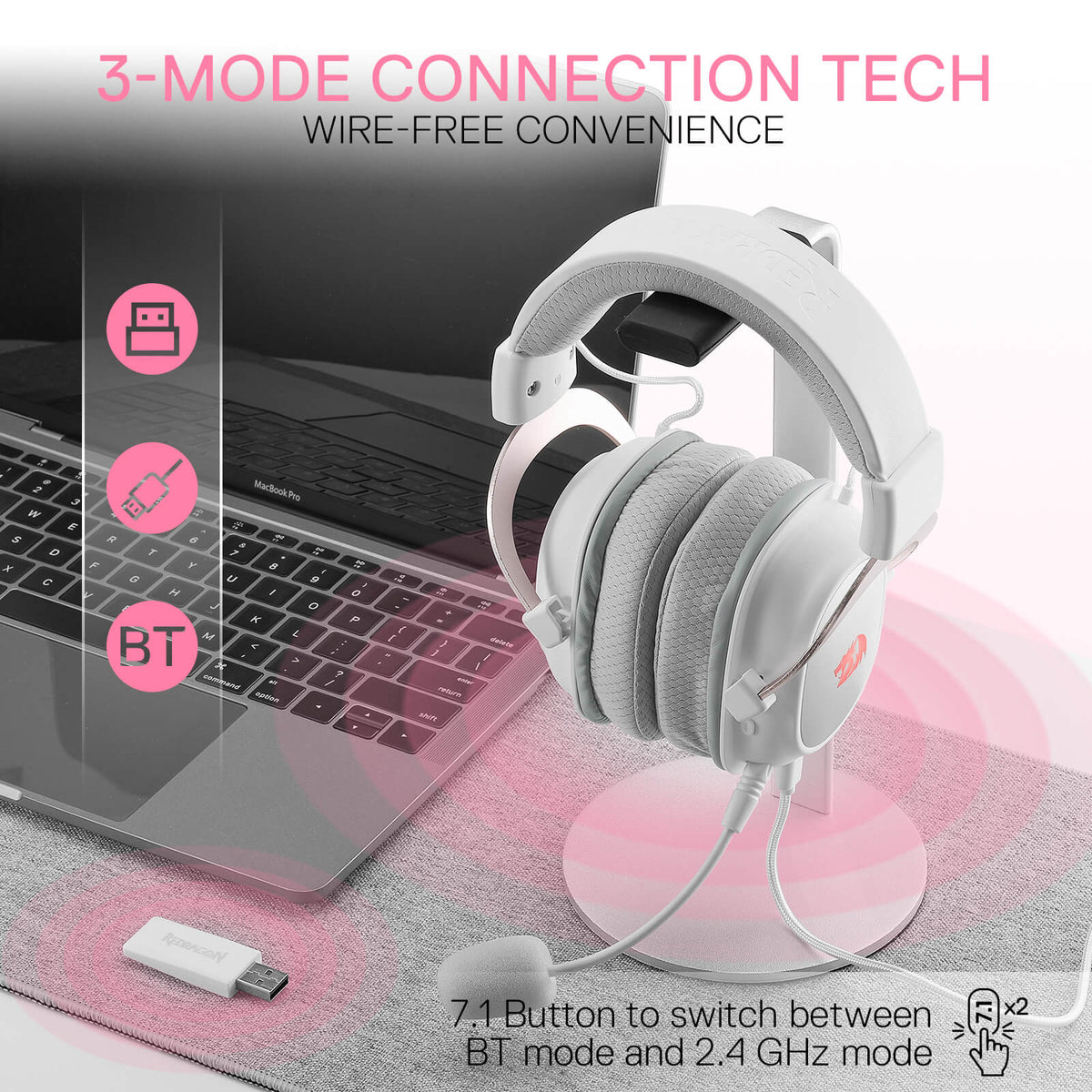 H510 ZEUS-X RGB Wireless Gaming Headset, image 10 of 24