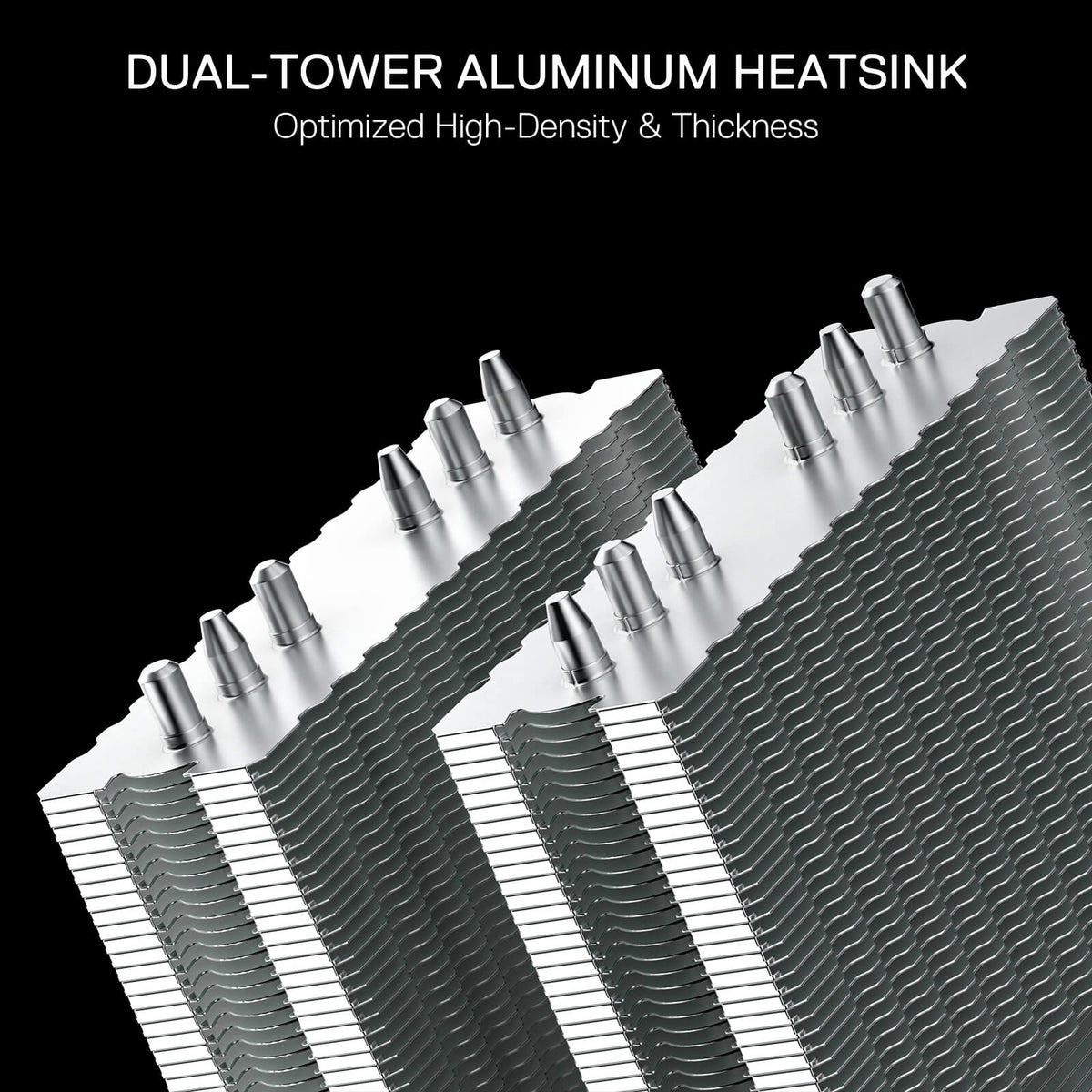 HODUR C218 ARGB Dual Tower CPU Air Cooler, image 8 of 13