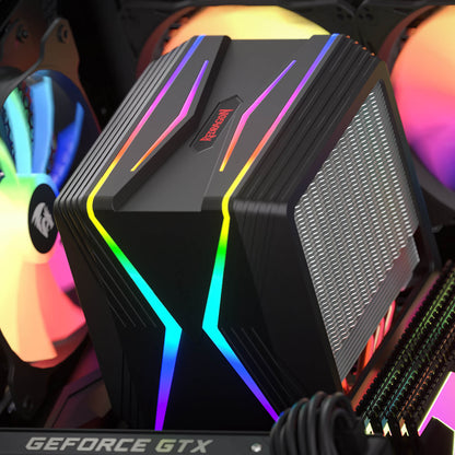 HODUR C218 ARGB Dual Tower CPU Air Cooler - thumbnail 3