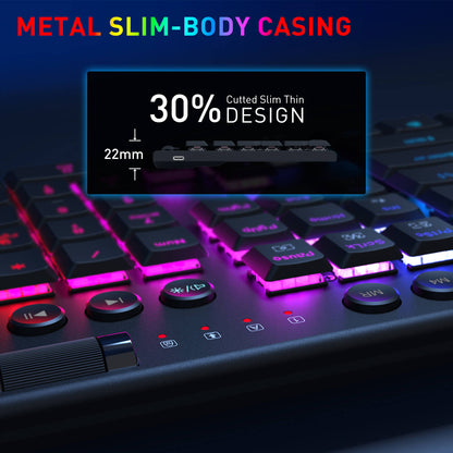 HORUS K618 HE Wired Low-Profile Rapid Trigger Magnetic Keyboard - thumbnail 4