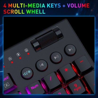 HORUS K618 HE Wired Low-Profile Rapid Trigger Magnetic Keyboard - thumbnail 8