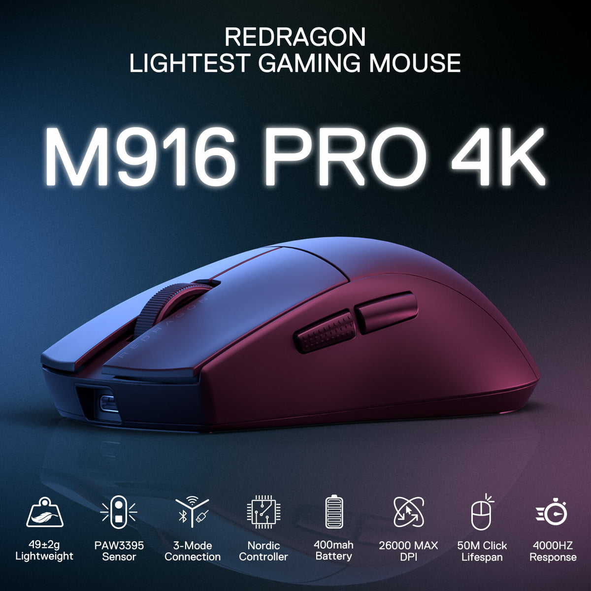 K1ING M916 PRO (4K Hz)/ G49 , image 8 of 19