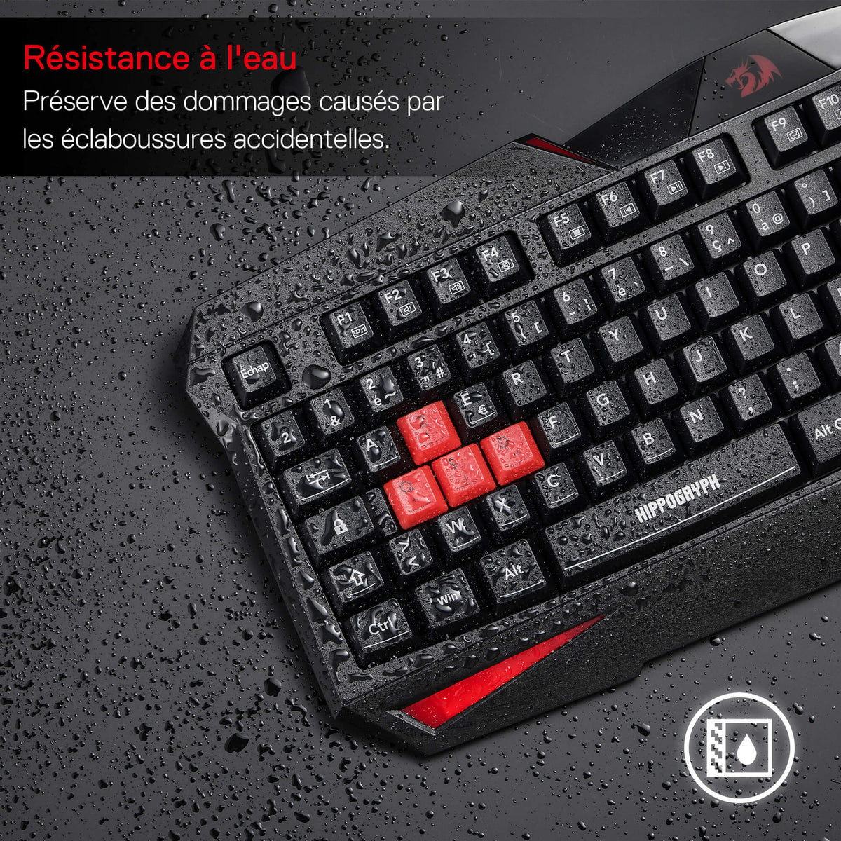 HIPPOGRYPH K301 Clavier De Jeu À Membrane Filiaire, image 3 of 7 - enlarged view